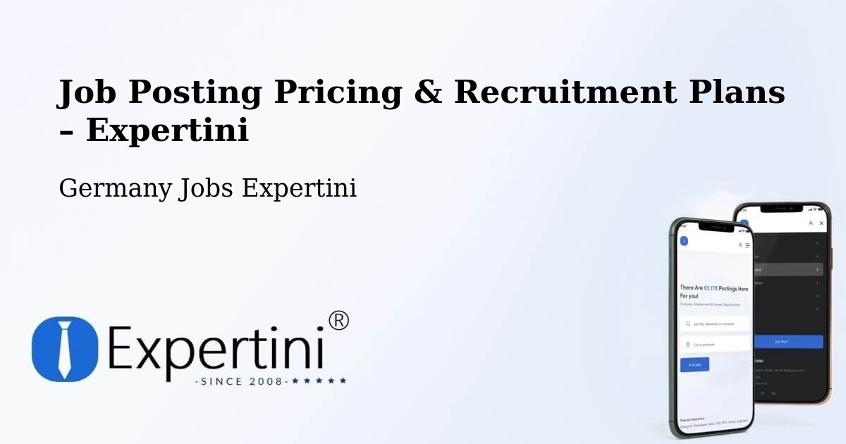 Job Posting Pricing & Recruitment Plans – Garding - Garding, Germany Jobs Expertini